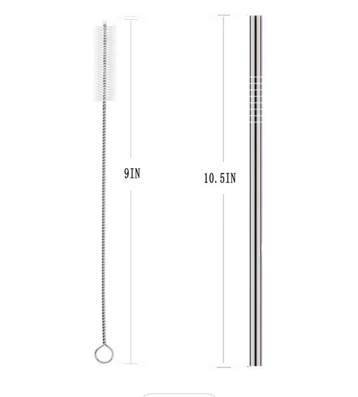 Encouragement tumbler with stainless straw