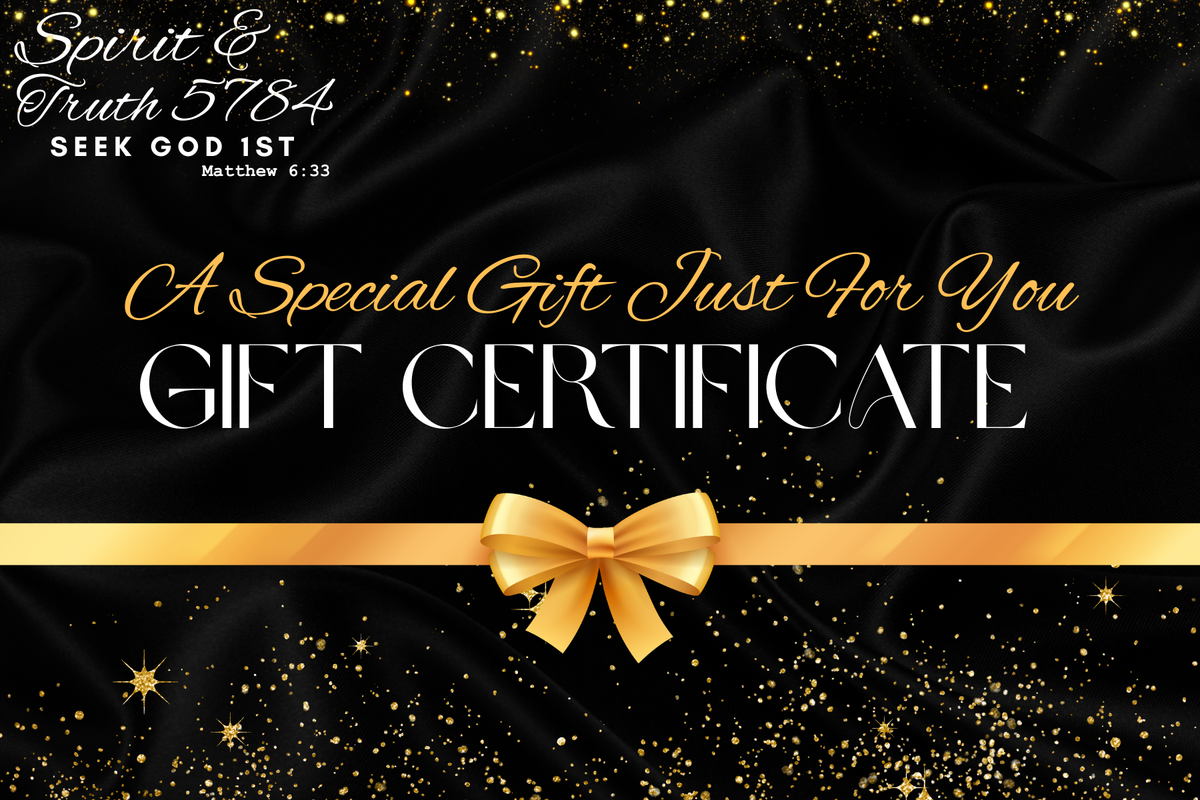 Spirit and Truth 5784 gift card