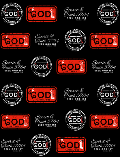 Seek God 1st tumbler with stainless steel straw